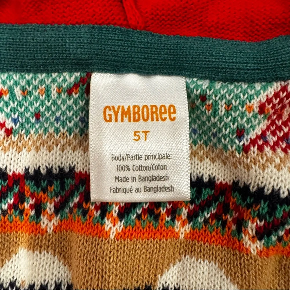 Gymboree‎ Holiday Full Zip Sweater. 5T